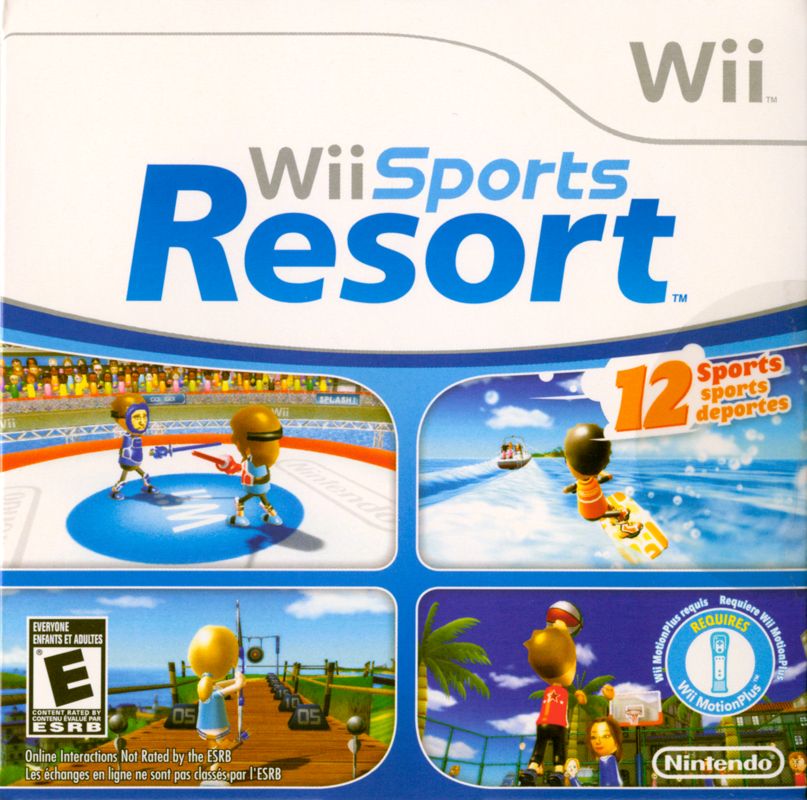 Wii Sports Resort box art for Wii